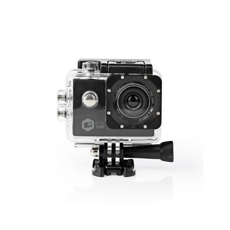 Akciókamera  720p@30fps  5 MPixel  Vízálló akár: 30.0 m  90 min  Rögzítőt tartalmaz  Fekete
