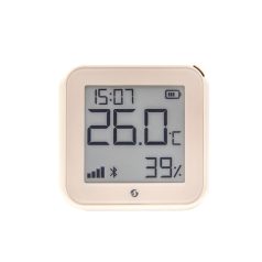   Shelly PLUS H&T GEN3 WiFi + Bluetooth páratartalom és hőmérséklet szenzor, e-papír kijelzővel (elefántcsont)