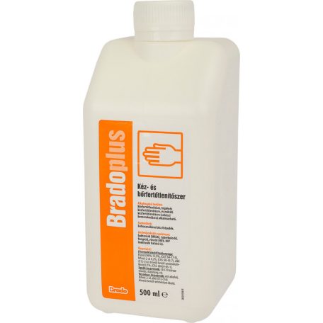 BRADOPLUS KÉZ- ÉS BŐRFERTŐTLENÍTŐ 500ML KUPAKOS