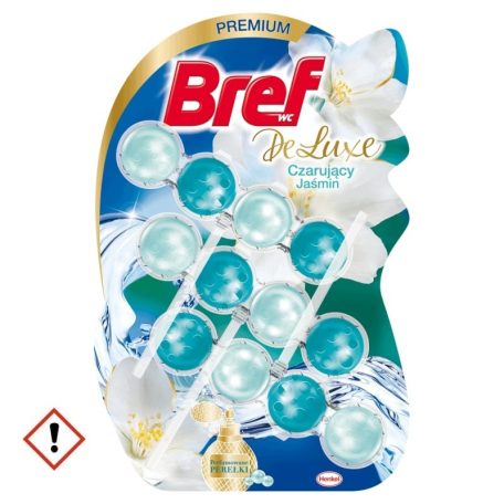 Bref Deluxe Lovely Jasmine WC-frissítő 3X50 g