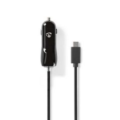 Autós töltő  3,0 A  Fix kábel  USB-C™  Fekete