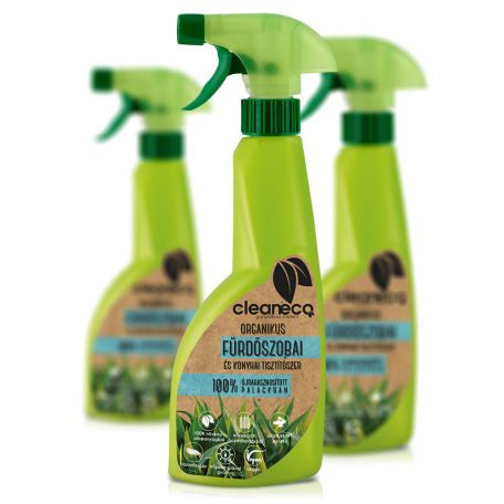 CLEANECO Organikus Fürdőszobai és Konyhai Tisztítószer 0,5L • újrahasznosított csomagolásban