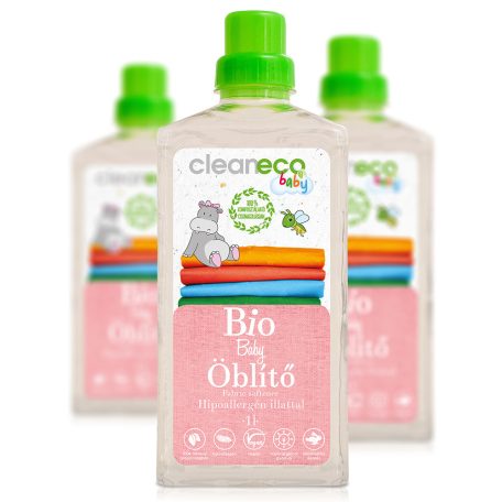 CLEANECO Bio Baby Öblítő 1L • komposztálható csomagolásban