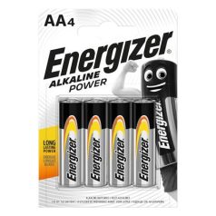 ENERGIZER Alkaline Power AA ceruza elem, 4 db,  