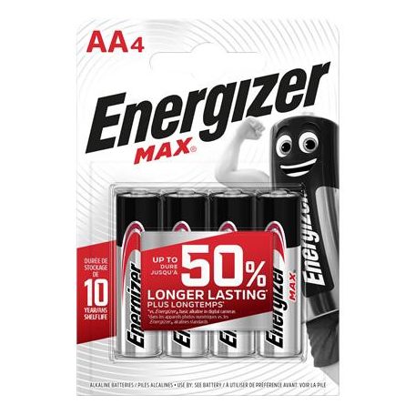 ENERGIZER Max AA ceruza elem, 4 db,  