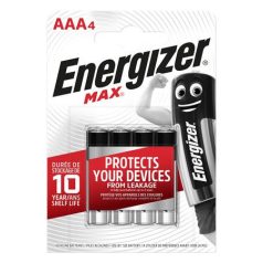 ENERGIZER Max AAA mikro elem, 4 db,  