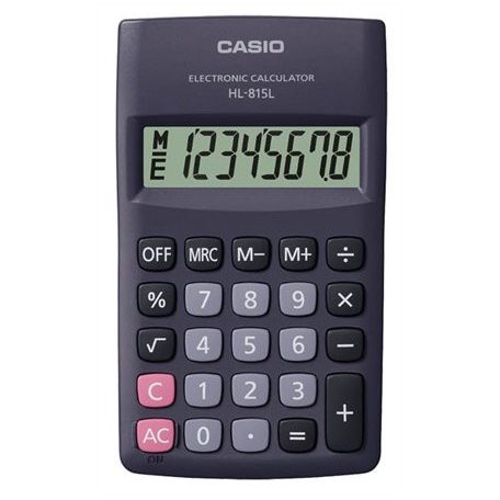 CASIO Zsebszámológép, 8 számjegy,   "HL-815"