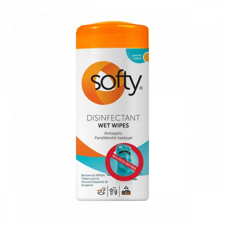 Softy Disinfectant visszazárható törlőkendő