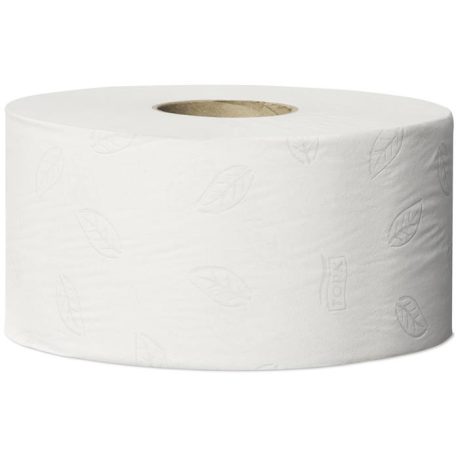 TORK Toalettpapír, T2 rendszer, 2 rétegű, 19 cm átmérő,  "Advanced mini jumbo", fehér