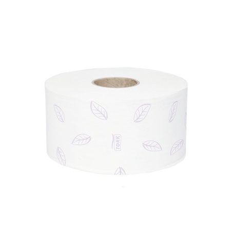 TORK Toalettpapír, T2 rendszer, 3 rétegű, 19 cm átmérő,  "Premium mini jumbo", extra fehér