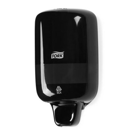 TORK Folyékony szappan adagoló, S2 rendszer,  "Dispenser Soap Liquid Mini", fekete