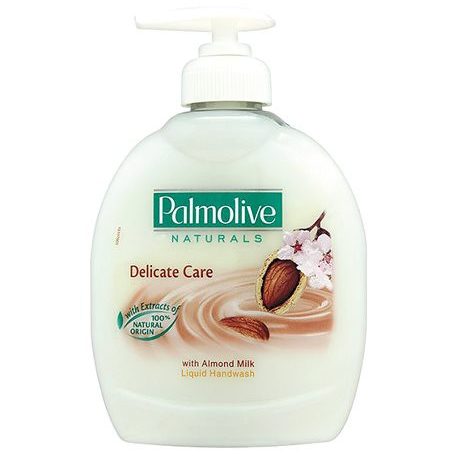 PALMOLIVE Folyékony szappan, 0,3 l,  Delicate Care "Almond milk"