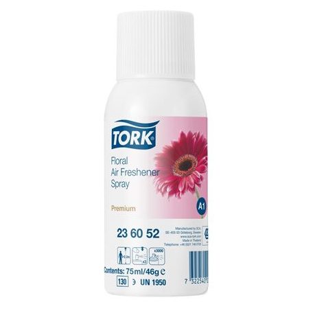 TORK Illatosító spray, 75 ml, A1 rendszer,  "virág"