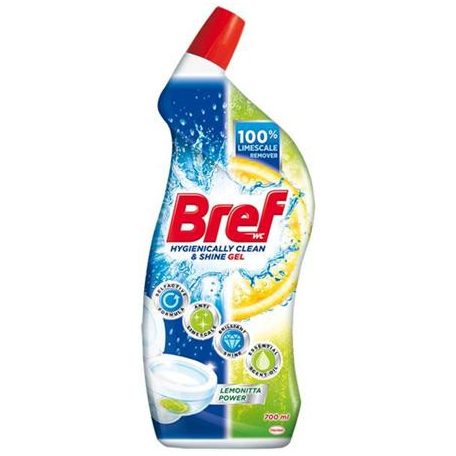 BREF WC-tisztítógél, 700 ml, citrus