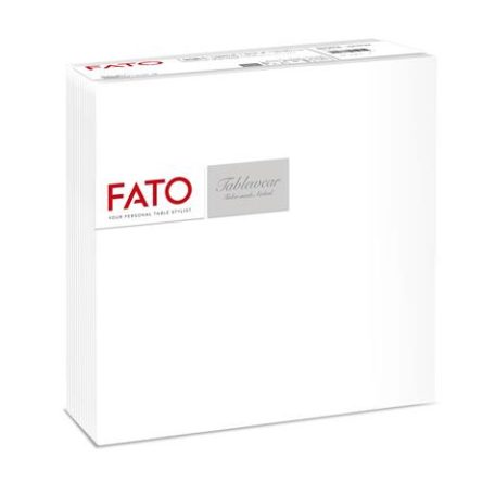 FATO Szalvéta, 1/4 hajtogatott, 40x40 cm,  "Airlaid Shade", fehér