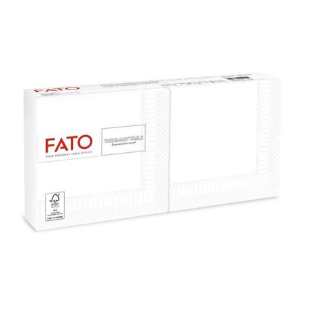 FATO Szalvéta, 1/4 hajtogatott, 25x25 cm,  "Smart Table", fehér
