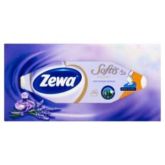   Kozmetikai kendő, 4 rétegű, 80 db, ZEWA "Softis" levendula