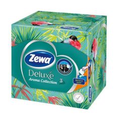   Papír zsebkendő, 3 rétegű, 60 db, ZEWA "Aroma Collection"