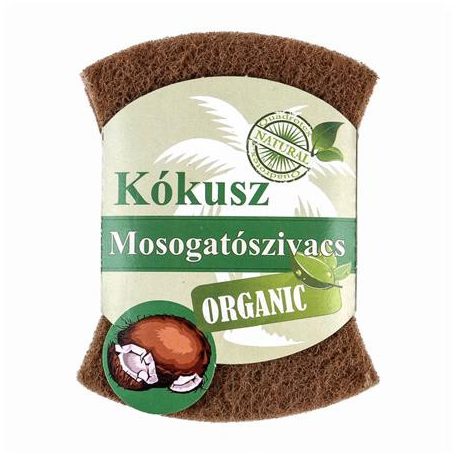 Mosogatószivacs,2db,BIONATURAL,kókusz