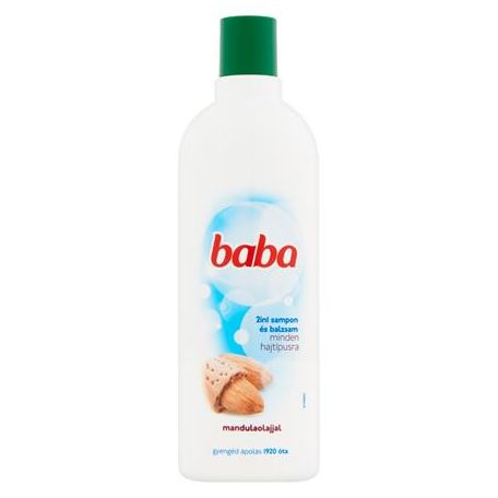 Hajsampon, 400 ml, BABA "2in1", mandula