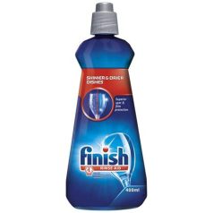   FINISH Gépi öblítőszer, 400 ml, , "Shine&Dry", regular