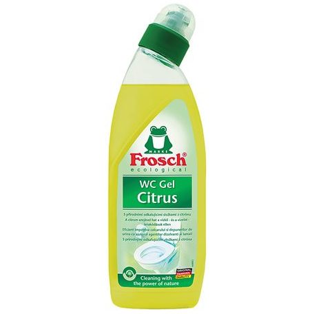 FROSCH WC tisztítógél, 750 ml, citrus