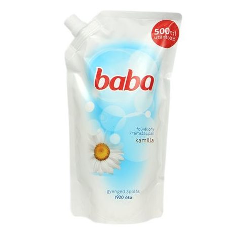 BABA Folyékony szappan utántöltő, 0,5 l, , kamilla