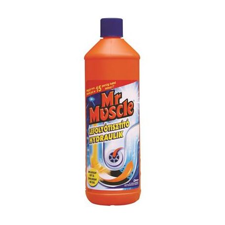 MR MUSCLE Lefolyótisztító, 1 l, 