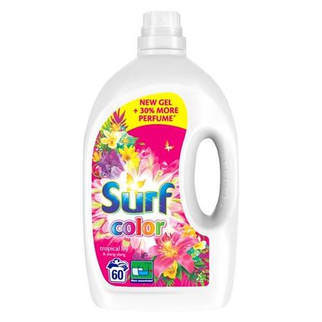 SURF Mosógél, 60 mosáshoz, 3 l, SURF "Tropical"