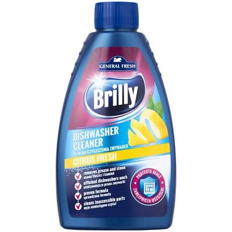 Mosogatógép tisztító, 250 ml, "Brilly", citrus fresh