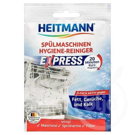 Mosogatógép tisztító por, 30 g, HEITMANN "Express"