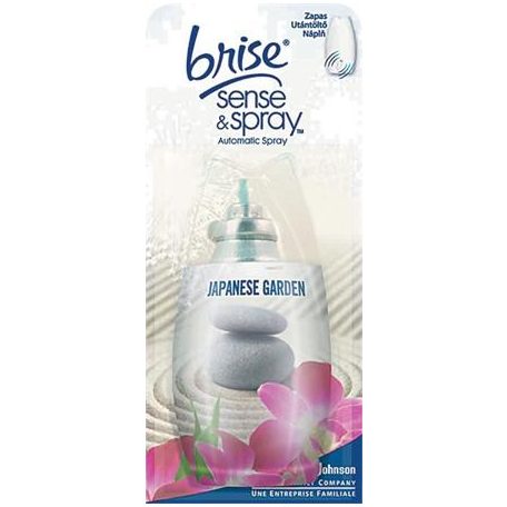 GLADE Illatosító készülék utántöltő, 18 ml,  by brise "Sense&Spray, japán kert