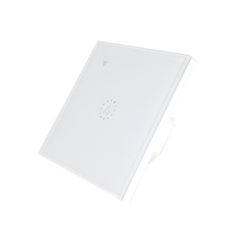 KingArt nagyteljesítményű (20A), Sonoff-kompatibilis, WiFi-s, távvezérelhető, érintős villanykapcsoló / bojlerkapcsoló (fehér)