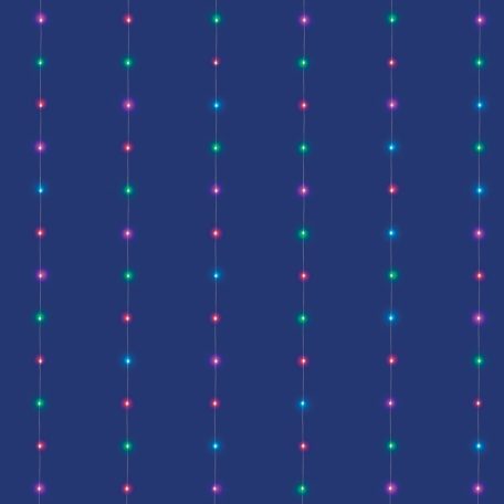 iSparkle RGB micro LED fényfüggöny