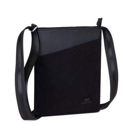 Oldaltáska, tablet 8", RIVACASE "Cardiff Canvas 8509", fekete