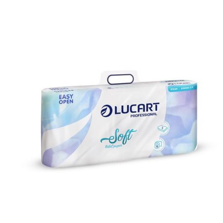 LUCART Toalettpapír, 2 rétegű, kistekercses, 10 tekercs,  "Soft", fehér