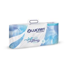   LUCART Toalettpapír, 3 rétegű, kistekercses, 10 tekercs, LUCART "Soft and Strong", fehér