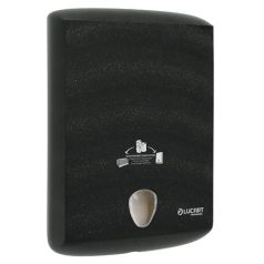   LUCART Kéztörlő adagoló, 40x29x13 cm, LUCART "EcoNatural", fekete