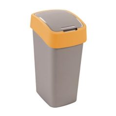   CURVER Billenős szelektív hulladékgyűjtő, műanyag, 50 l, , sárga/szürke