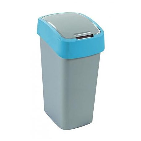 CURVER Billenős szelektív hulladékgyűjtő, műanyag, 50 l, , kék/szürke