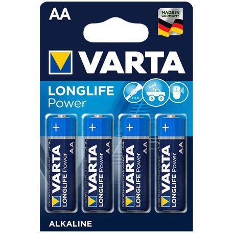 VARTA Longlife Power AA ceruza elem, 4 db,  