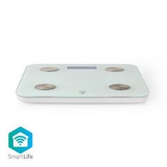   SmartLife Egészségügyi mérlegek  Wi-Fi  BMR / Csontok / Izom / Súly / Víz / Zsír  8 Memóriahely  Max. terhelés: 180 kg  Android™ & iOS  Fehér