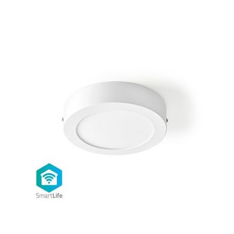 Intelligens Wi-Fi-s Mennyezeti Lámpa ,Kerek ,Á¸ 17 cm ,Meleg és Hideg Fehér ,800 lm ,12 W ,Vékony kialakítás ,Alumínium